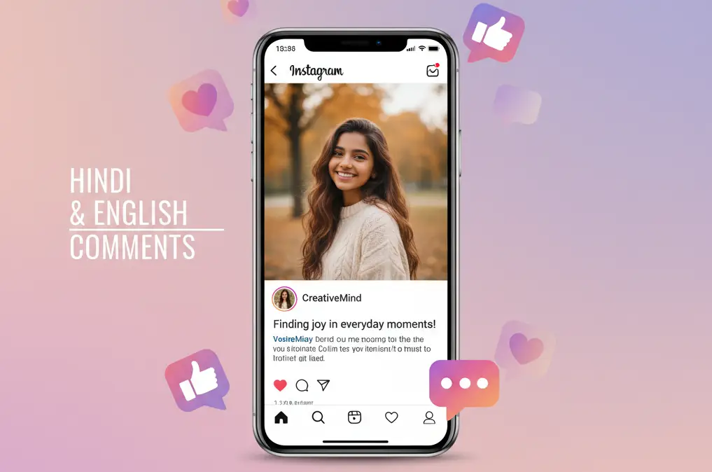 100+ Top Comments for Girls Pic on Instagram in Hindi & English