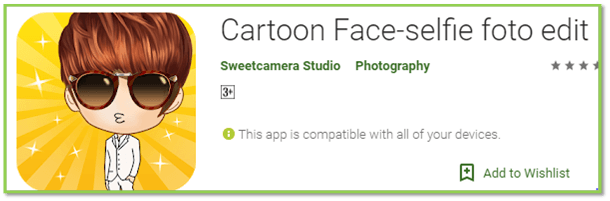 Cartoon Face-selfie foto edit apk