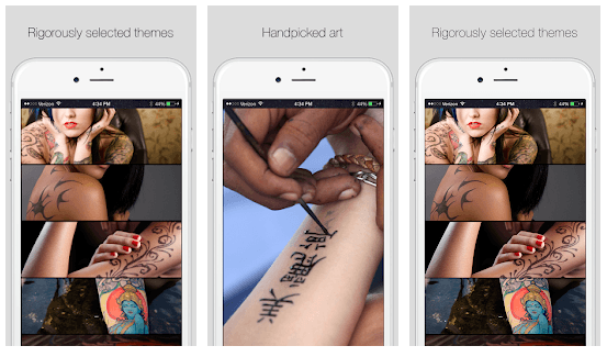 Tattoo design app