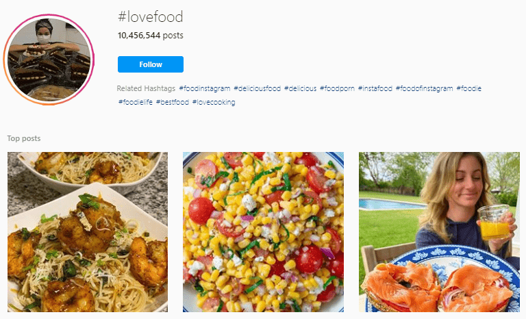 Food Photography Hashtags