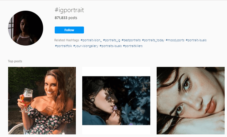 Best Portrait Photography Hashtags