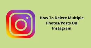 delete instagram posts or photos