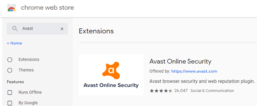 Avast online security