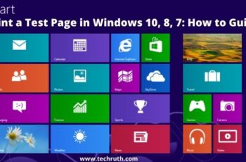 Print a Test Page in Windows 10, 8, 7: How to Guide