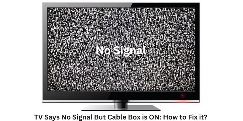 TV Says No Signal But Cable Box is ON How to Fix it