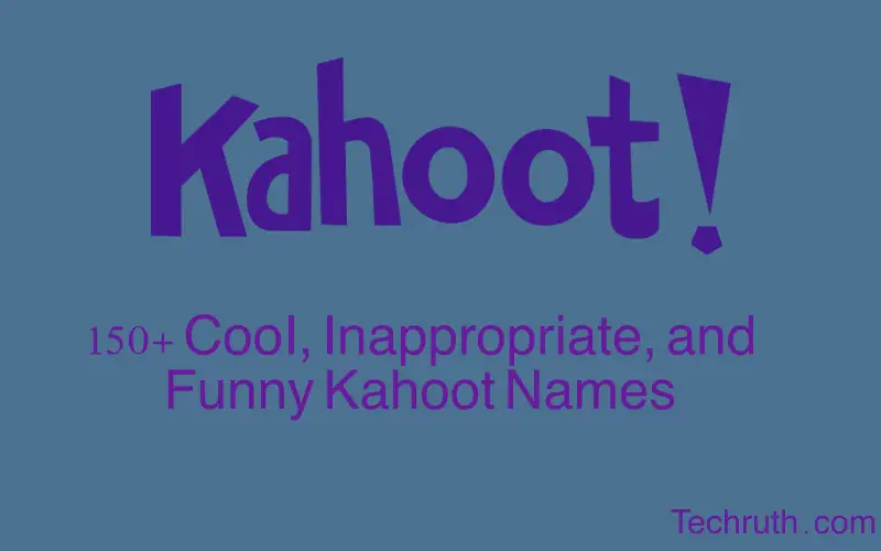 Funny Kahoot Names