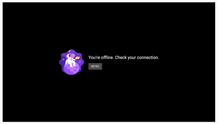 YouTube say youre offline check your connection why