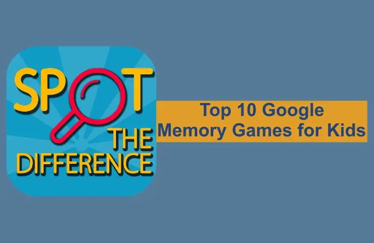 Google Memory Games for Kids