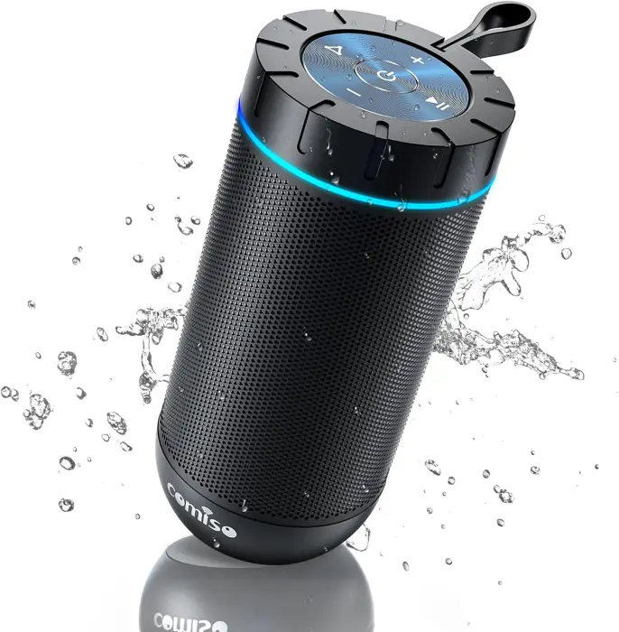 Comiso Shower Bluetooth Speaker IPX5 Waterproof Speakers with 360° HD Surround Sound 1