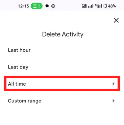 Delete My Google Activity