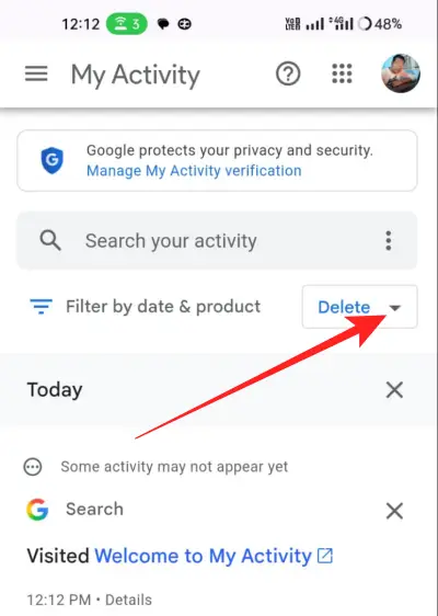 Delete My Google Activity